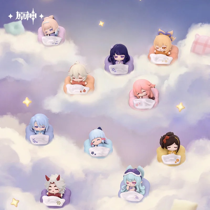 Home Security Box - Genshin Impact Chibi koelkastmagneet, verrassingsdoosje, schattig