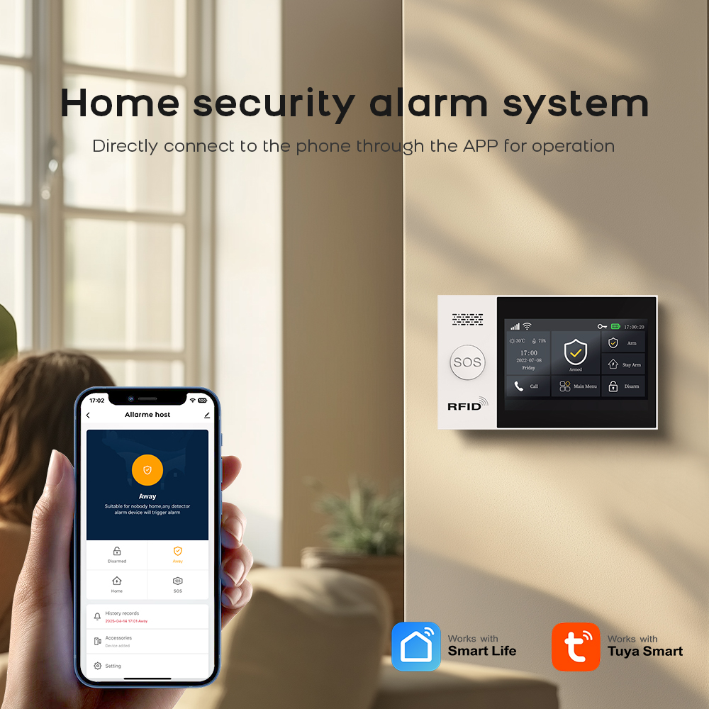 PG-107 Tuya Wireless Home Wifi - Sim Gsm Alarm recensie en prijs