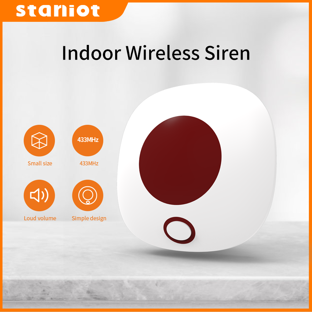 Staniot Indoor Draadloze Siren - Sim Gsm Alarm recensie en prijs